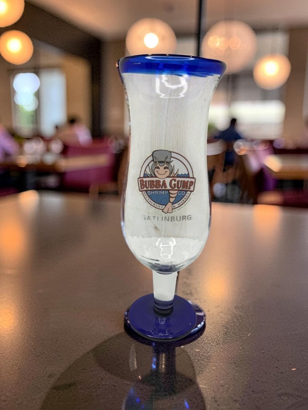 Vintage Bubba Gump Shrimp Co. Gatlinburg Collectable Beer Glass